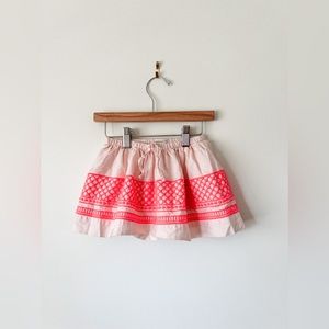 Crewcuts embroidered skirt, girls size 2